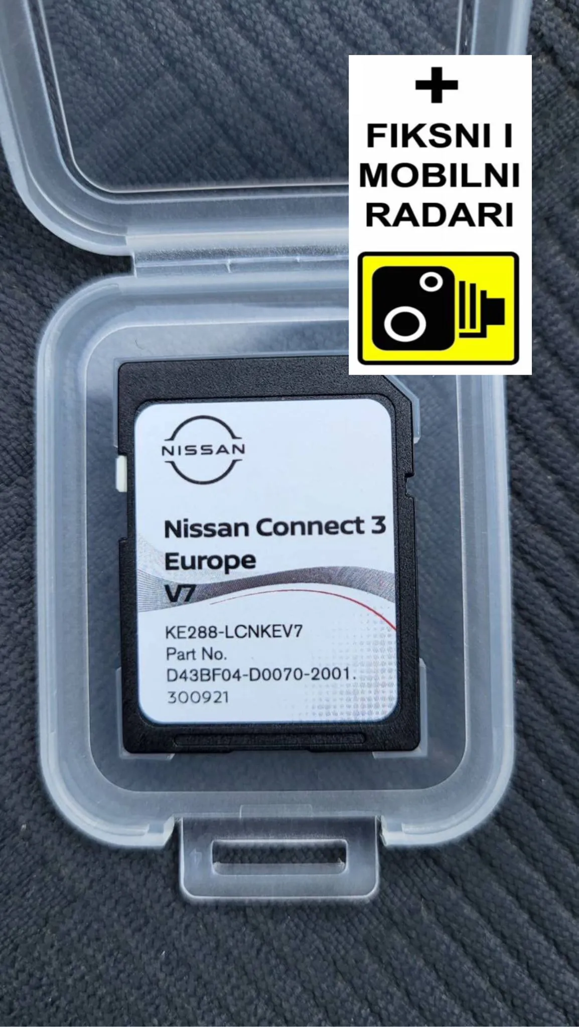 NISSAN navigacija SD kartica sa najnovijim kartama cijele EU + radari - Zagreb