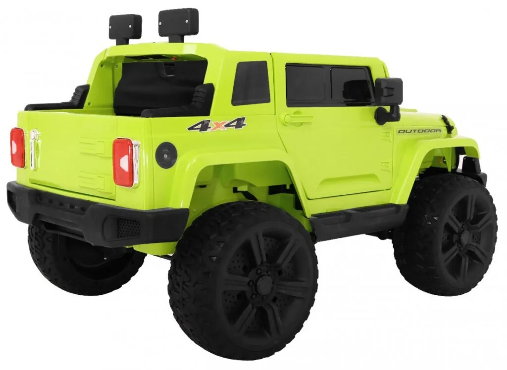 auto na akumulator mighty jeep 4x4 - zeleni - slika 8