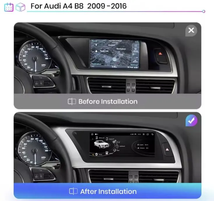 AUDI A4 A5 Q5 B8 CarPlay original ANDROID EKRAN 2DIN MULTIMEDIJA KAMER - Čakovec