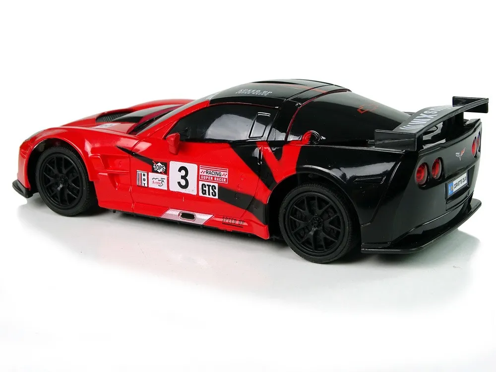 auto na daljinsko upravljanje 1:24 corvette c6.r - crveni - slika 4