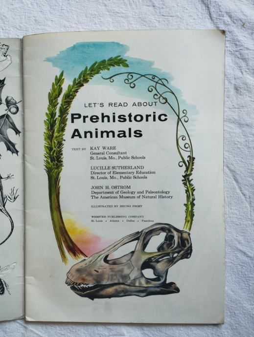 ware, sutherland, ostrom - let`s read about prehistoric animals - slika 3