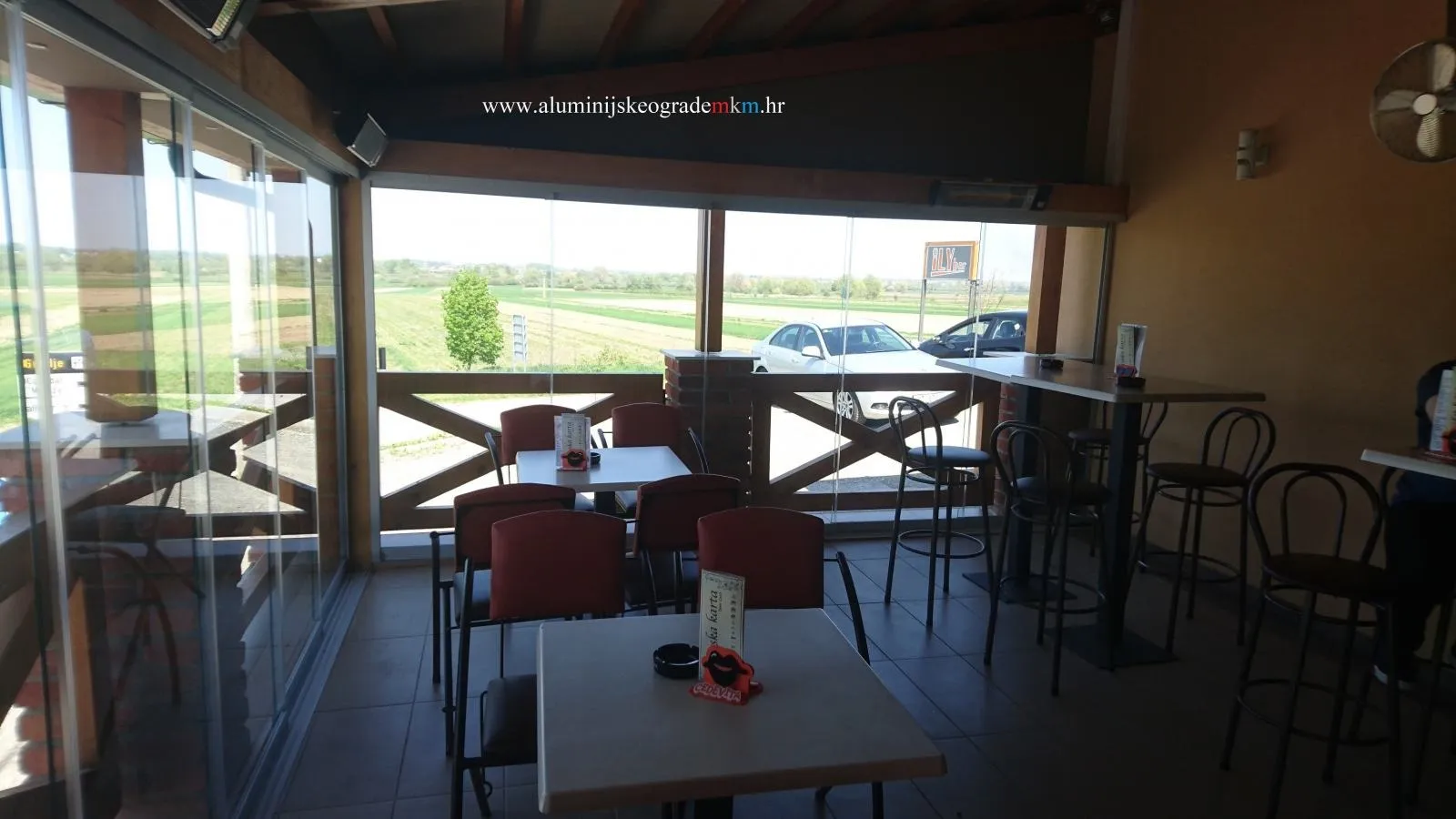 klizne staklene stijene, harmo stijene, stakleni zidovi, panoramske st - slika 14