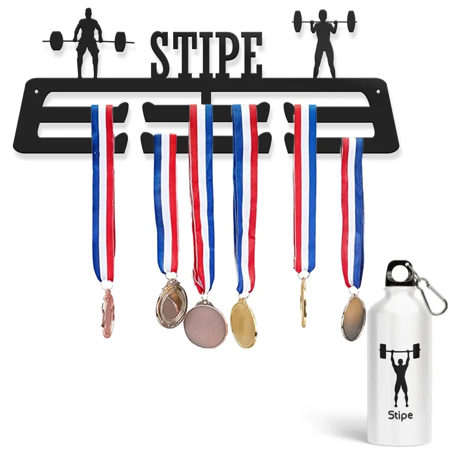 Personalizirani stalak za medalje i boca - Osijek