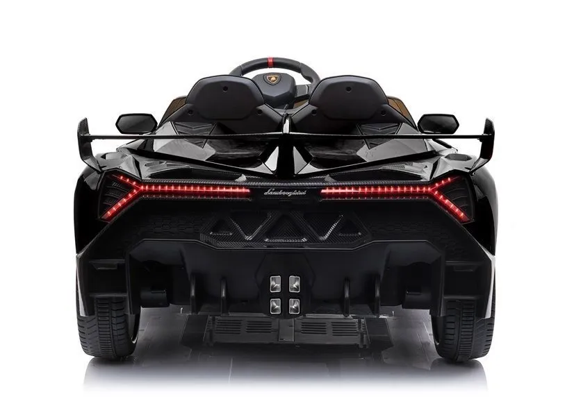 licencirani auto na akumulator lamborghini veneno 4x4 + mp4 - crni - slika 6
