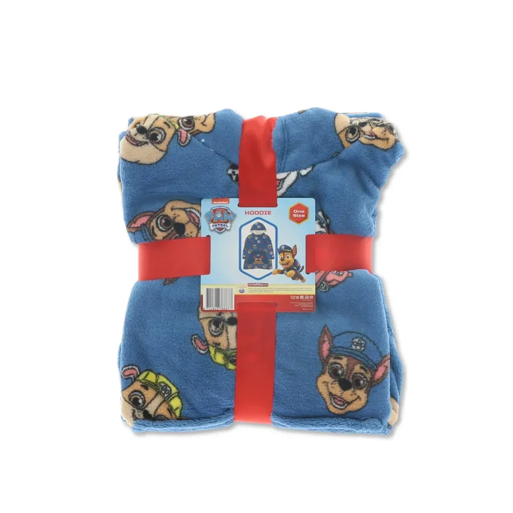 paw patrol dječja hoodie deka – chase - slika 3