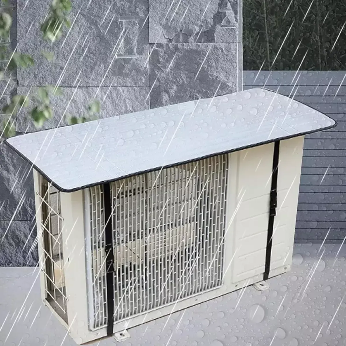 zaštita za vanjski dio klima uređaja - aluminijski krov - slika 3