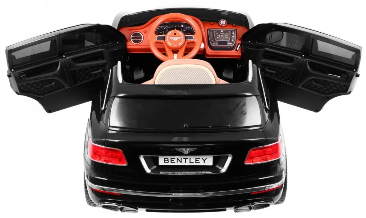 licencirani auto na akumulator bentley bentayga - crni - slika 4
