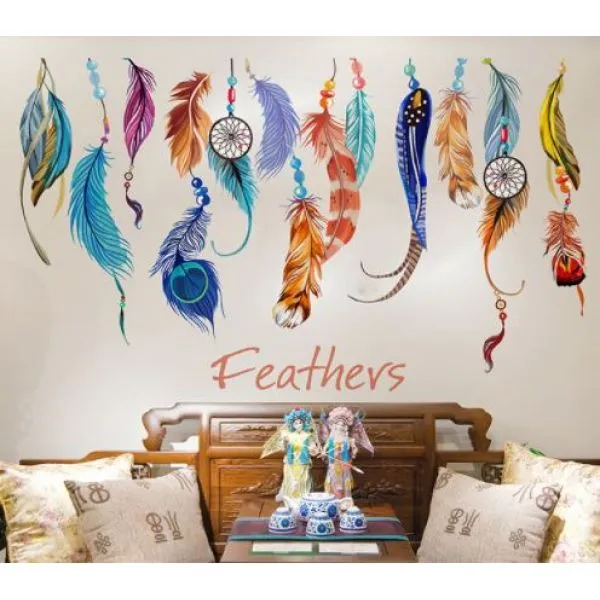 Zidna naljepnica Feathers - Zagreb, Novi Zagreb - istok