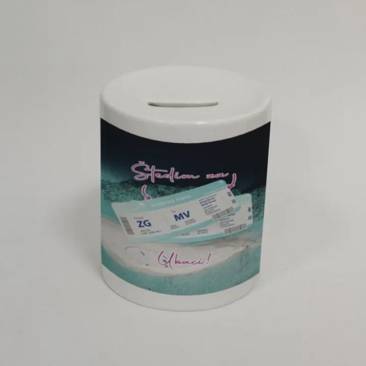 personalizirana kasica – štedim za putovanje - slika 3