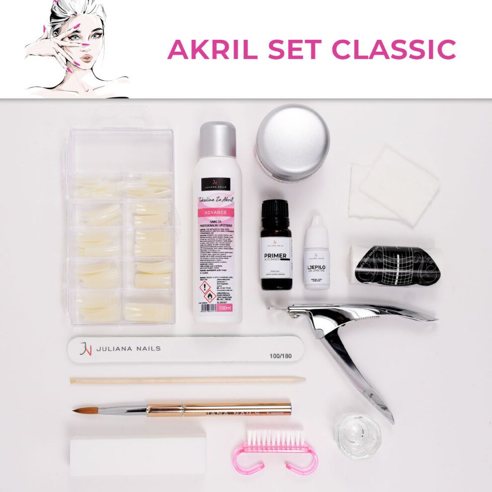 Akril set – Classic - Zagreb