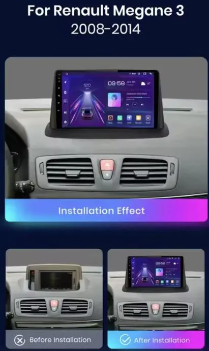 Original ANDROID za Renault Megane 3 multimedija navigacija kamera GPS - Čakovec