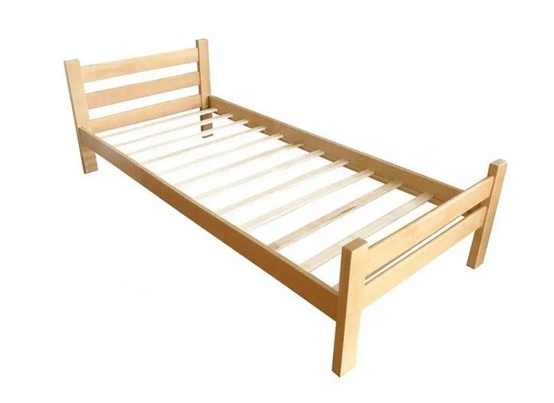 krevet samac ravni novi 200x90 natur - slika 2