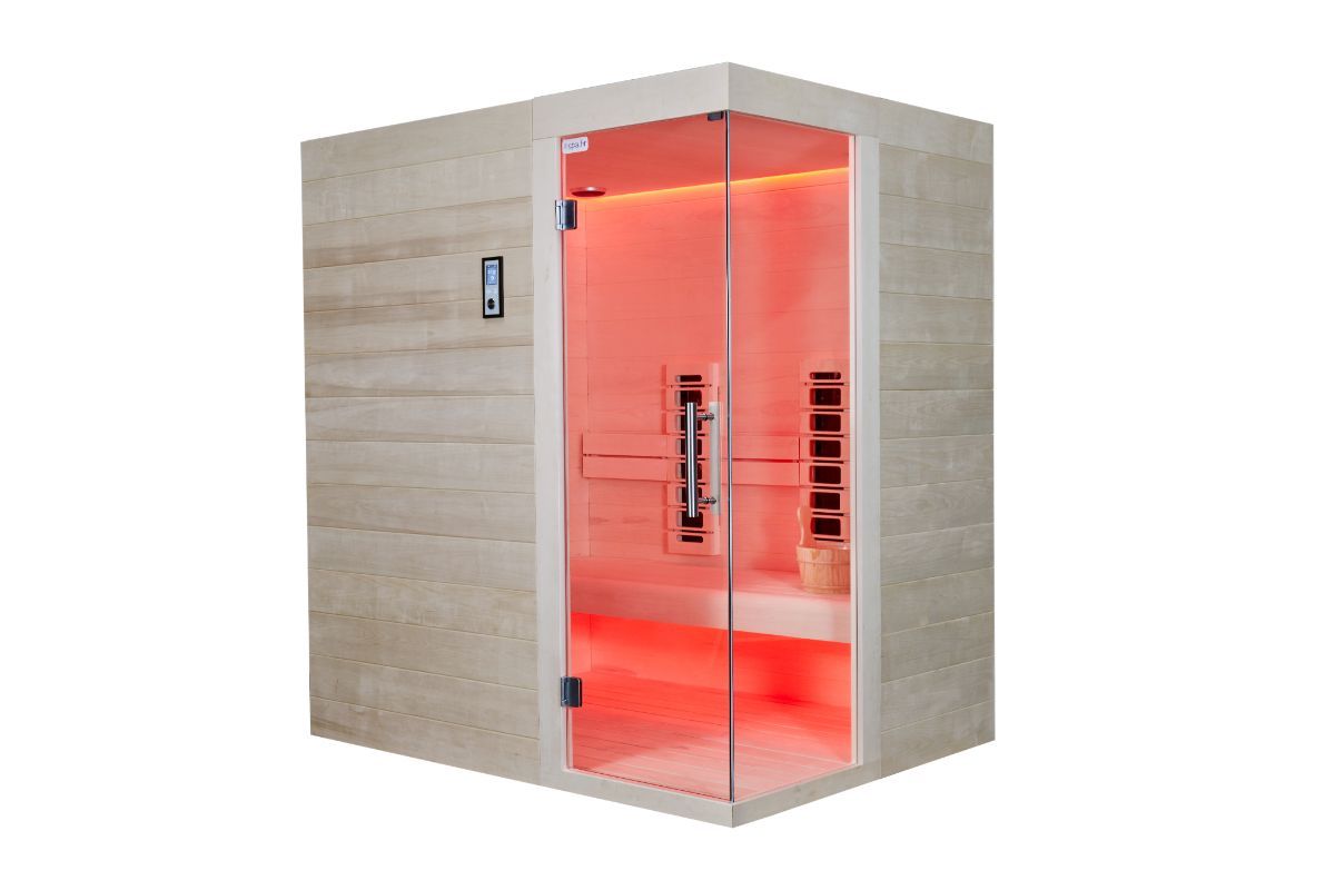 kombinirana sauna – 180 x 140 x 200 cm – elite – aspen - slika 2