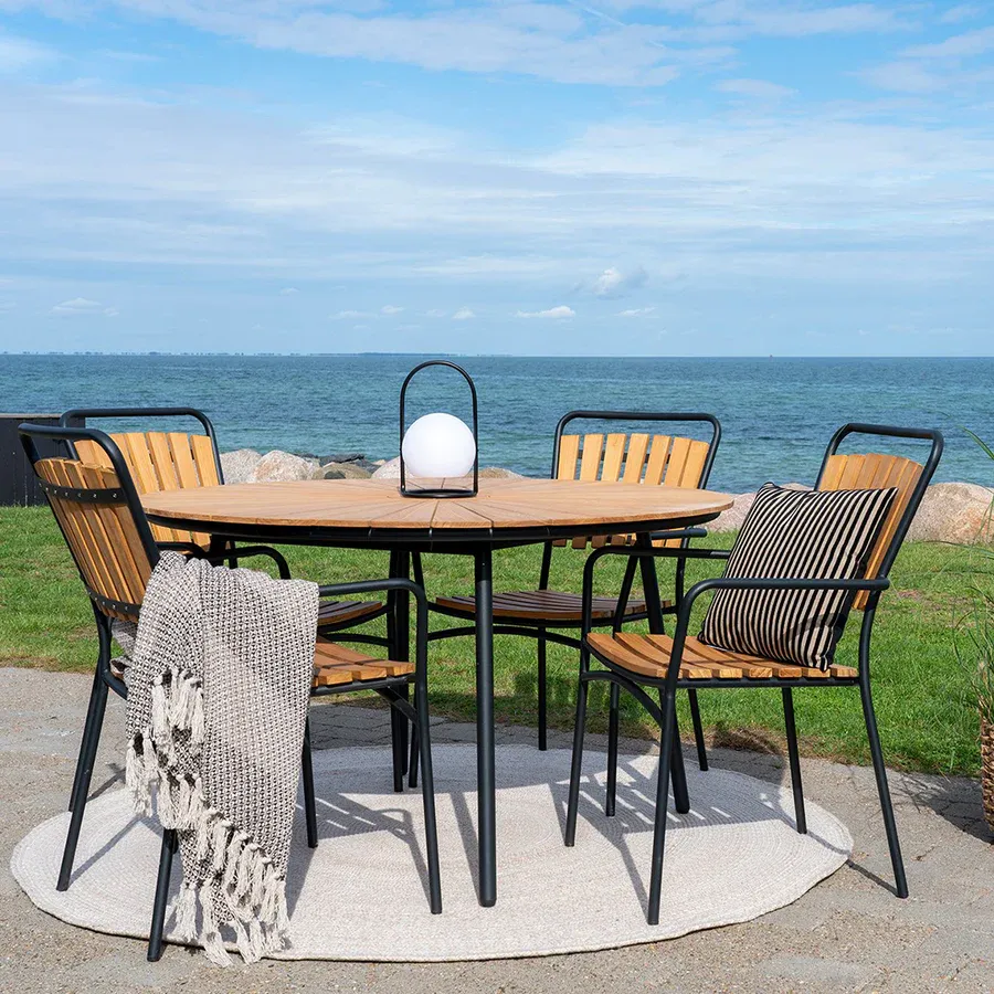 outdoor stolica cleveland, materijal: tikovina - slika 5