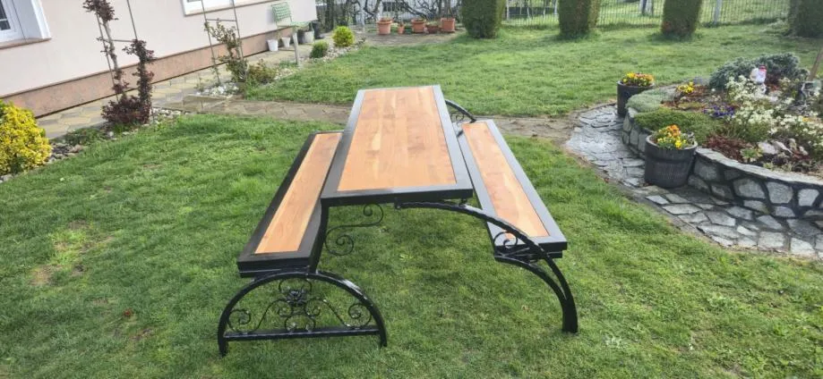 klupa 2u1 - - - rastezljiva klupa - pivski set - stol i klupe - slika 3