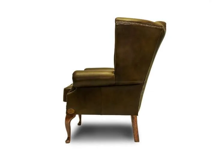 chesterfield fotelja plainwing | 1-sjedište | moss green - slika 3