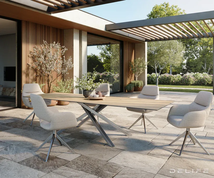 outdoor stol edge 300x100cm, materijal: keramika sabbia - slika 6