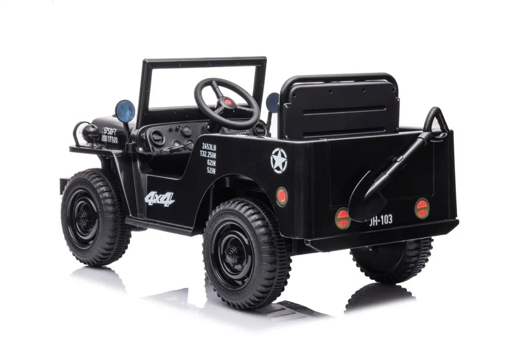 auto na akumulator jh-103 4x4 - crni - slika 7