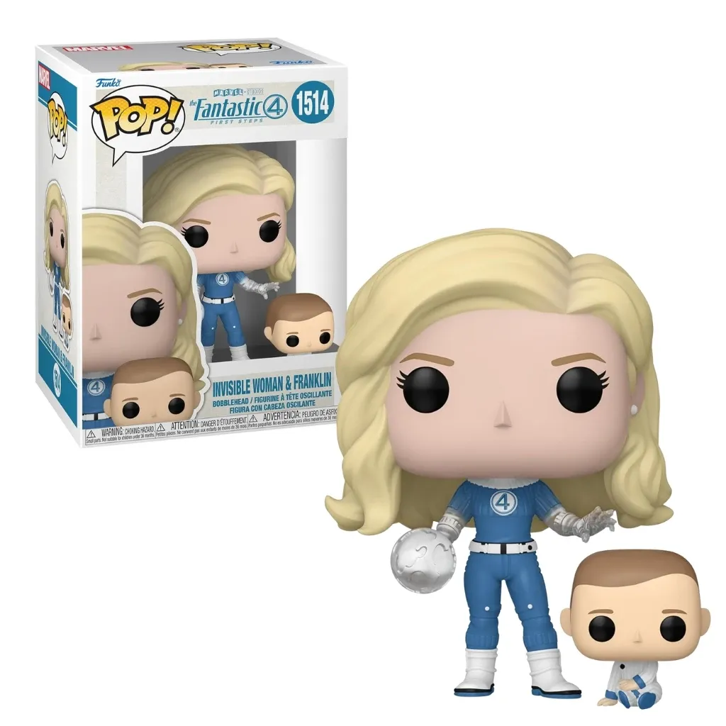 funko pop! & buddy: the fantastic four – invisible woman&franklin 1514 - slika 3
