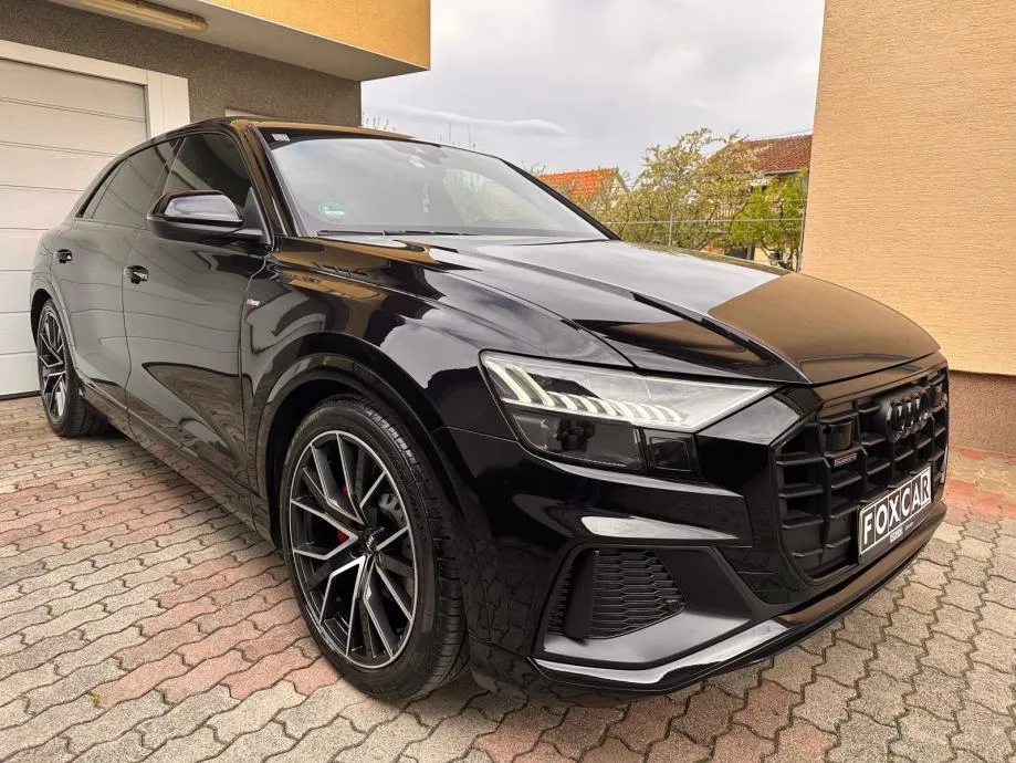 audi q8 50tdi s-line quattro 210kw 2020g black paket top stanje - slika 4