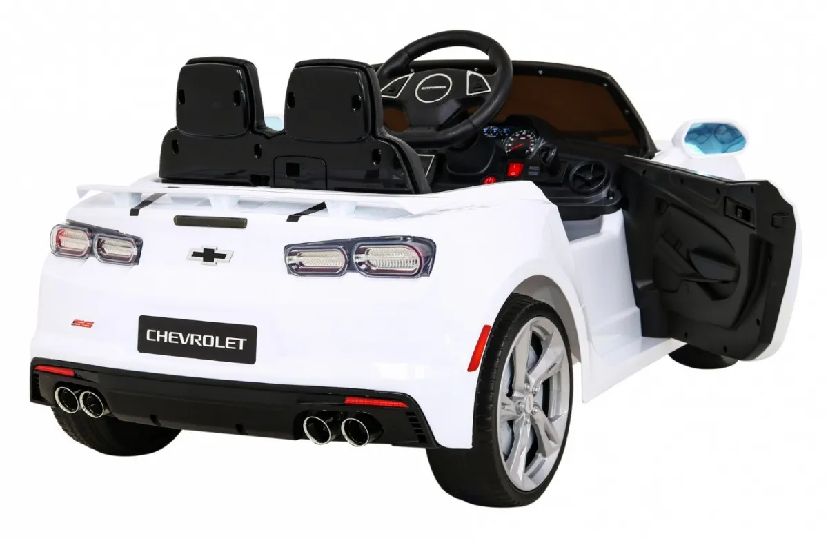 licencirani auto na akumulator chevrolet camaro 2ss - bijeli - slika 6