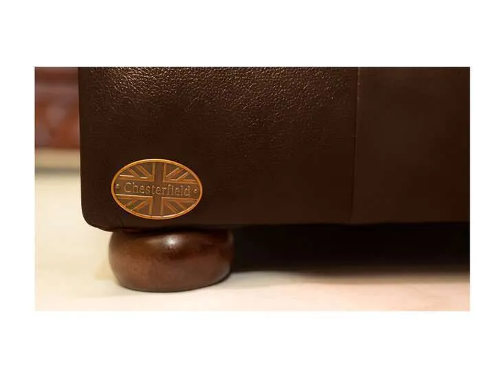 chesterfield kutna garnitura first class leather | cloudy brown old - slika 2