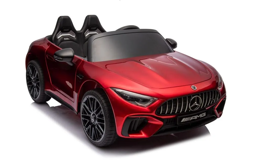 licencirani auto na akumulator mercedes amg sl63 - crveni/lakirani - slika 2