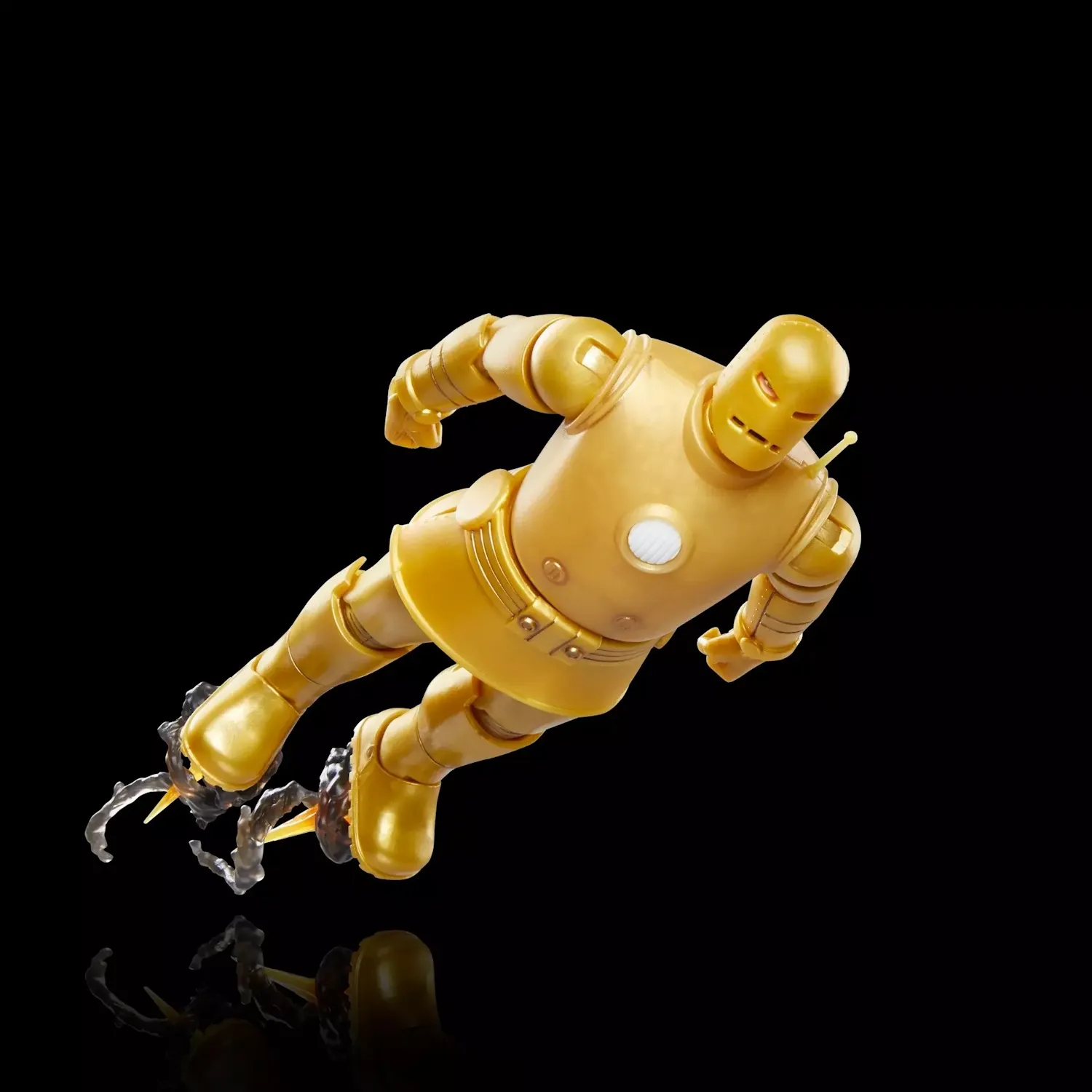 marvel legends series: iron man (model 01 – gold) figura, 15cm - slika 3