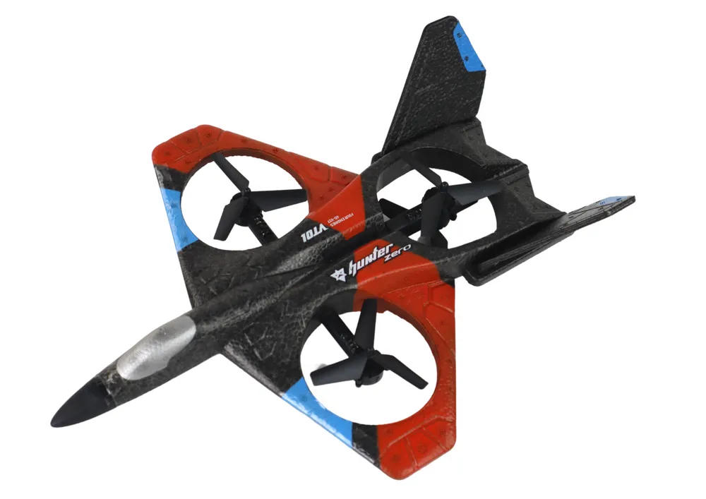 quadcopter rc fighter remote controlled airplane red - slika 3