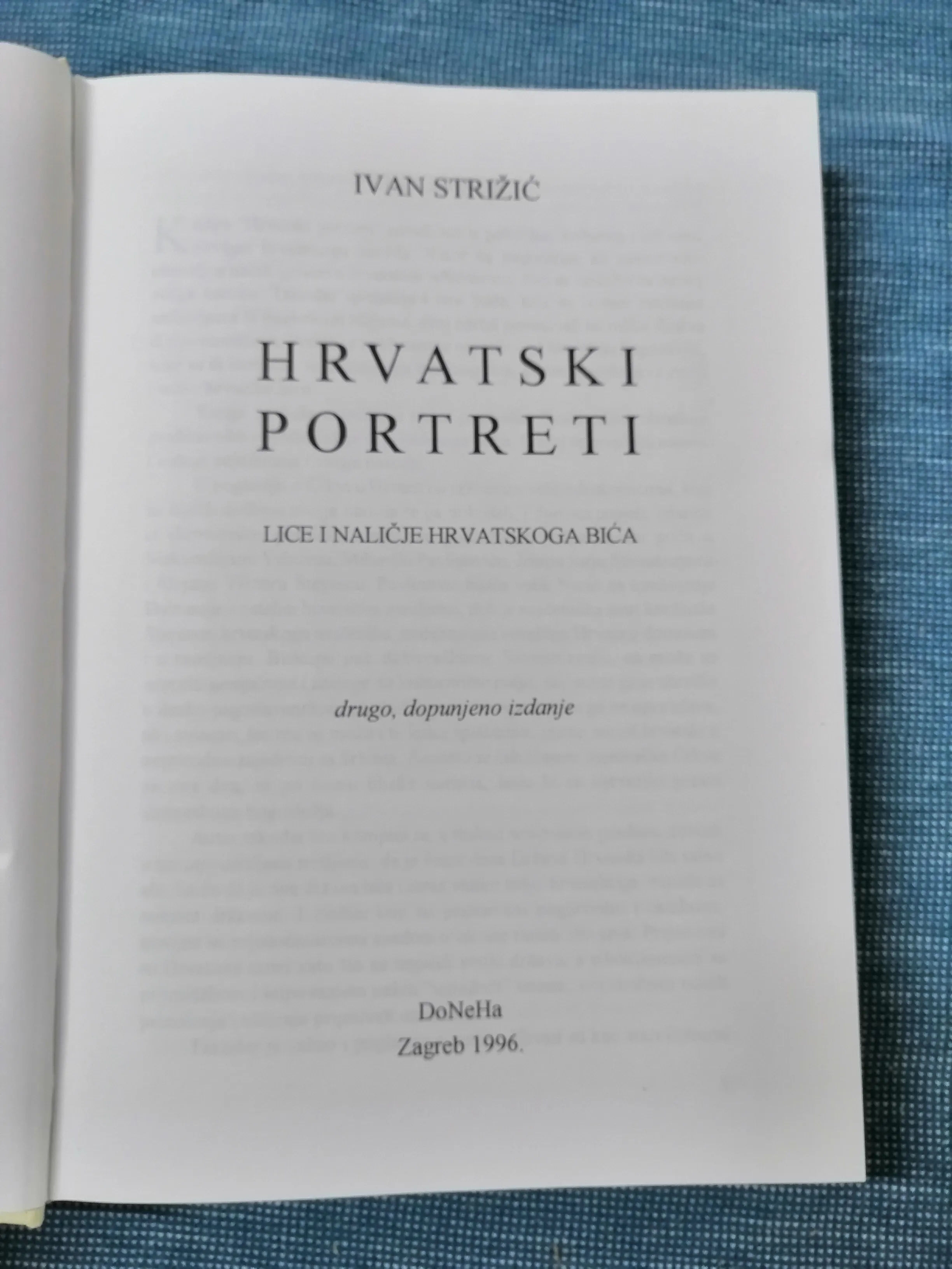 ivan strižić – hrvatski portreti : lice i naličje hrvatskoga bića - slika 2