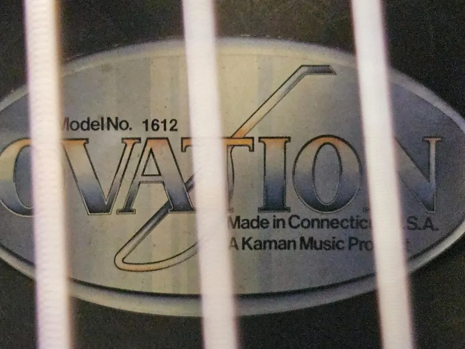 ovation akustična gitara, model 1612 usa / rate, r1 !! - slika 10