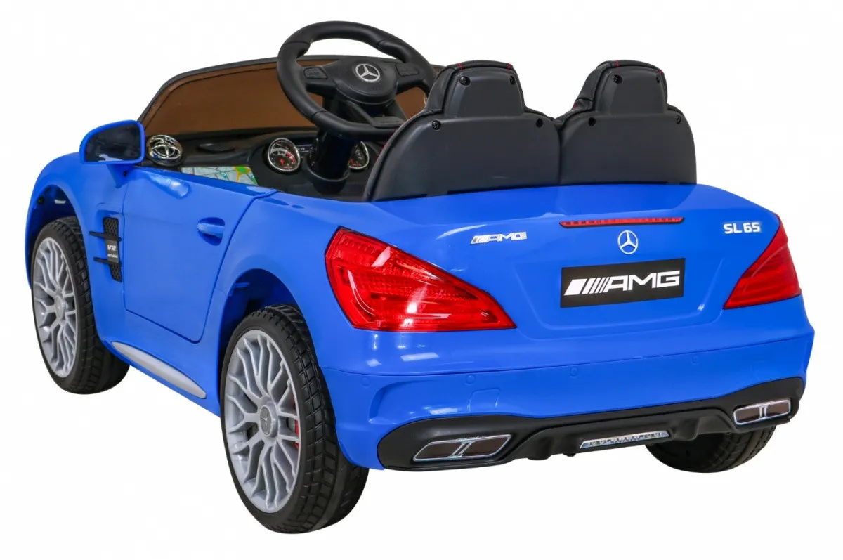 licencirani auto na akumultor mercedes benz amg sl65 s - plavi - slika 4