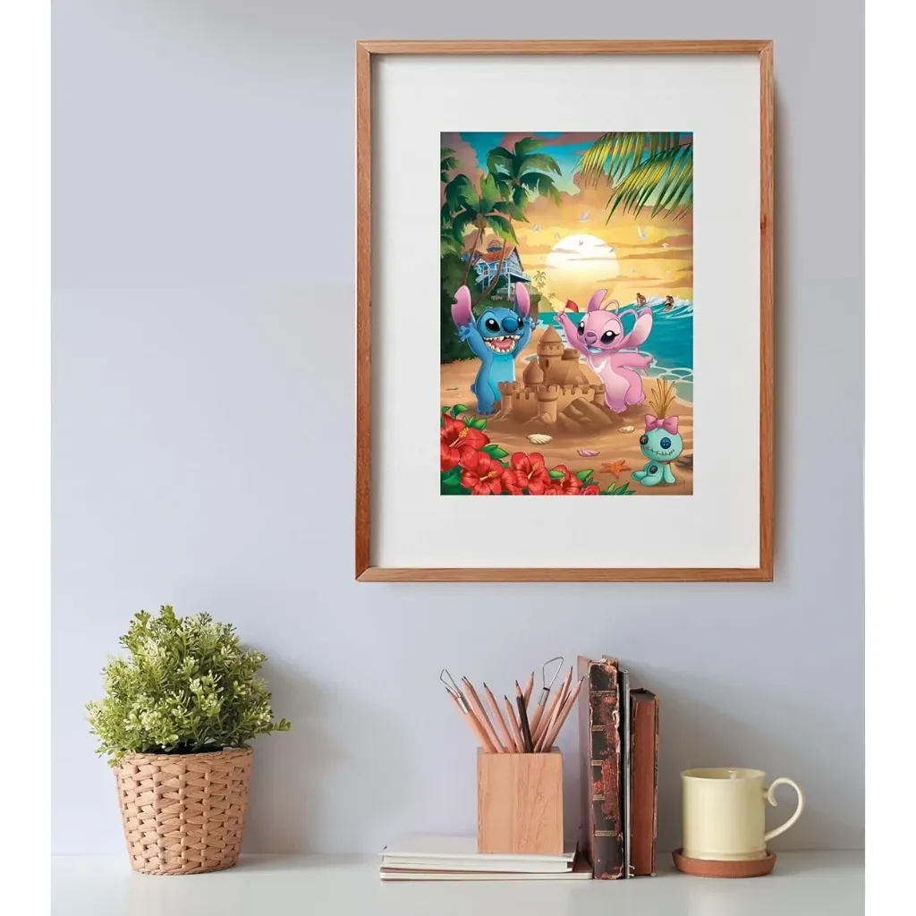 lilo & stitch puzzle – beach adventure, 500pcs - slika 3