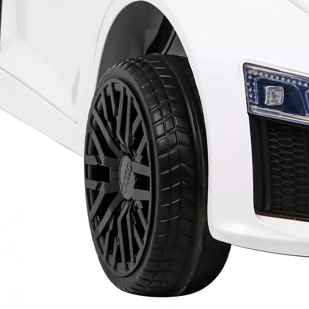 licencirani auto na akumulator audi r8 - bijeli - slika 11