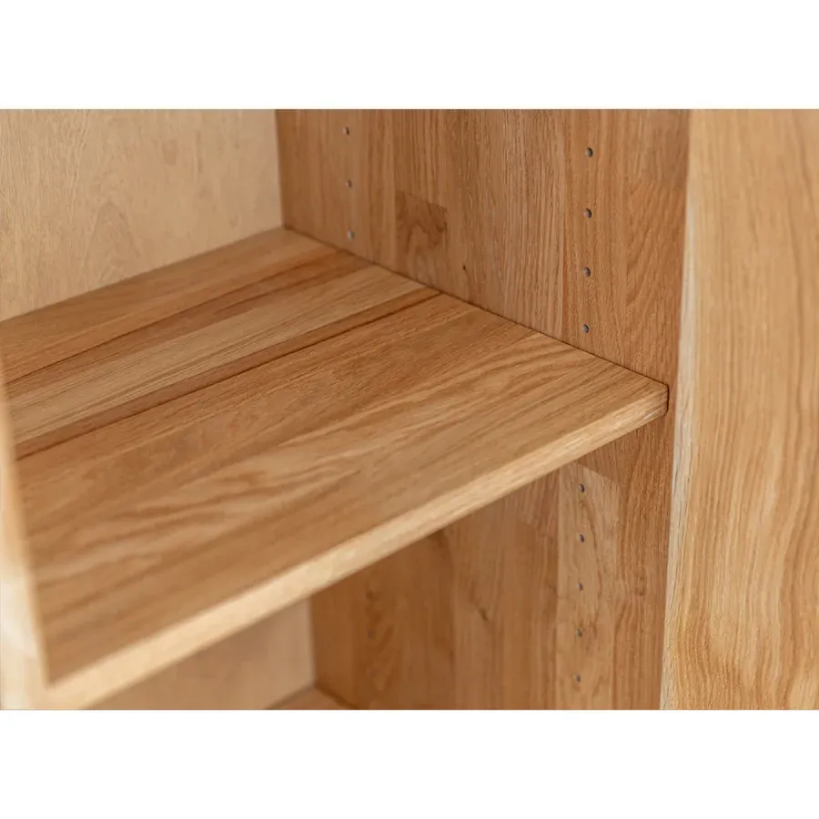 vitrina collodi 135x115cm, materijal: masivno drvo hrast - slika 14