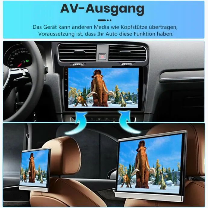 vw golf 7 original android 10.0. + parking kamera - slika 2