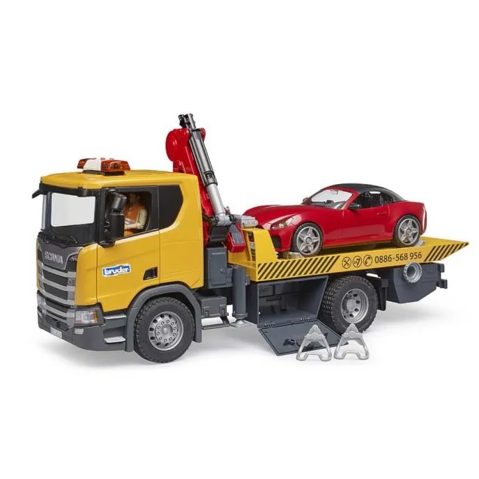 bruder kamion tegljač scania super 560r s autom roadster - slika 2