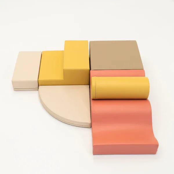 set od 6 pjenastih blokova soft play - pastelno ružičasti istraživač - slika 26