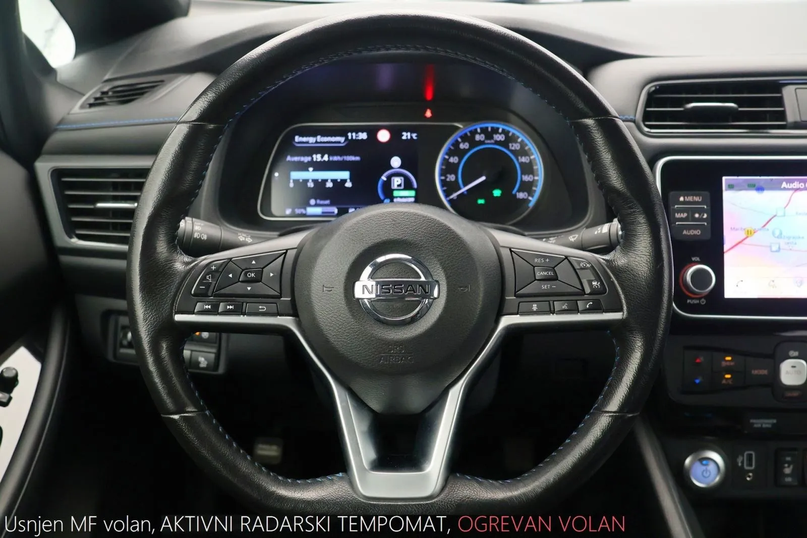 nissan leaf n-connecta 62kw 360-kamera navi dab tempomat - slika 6