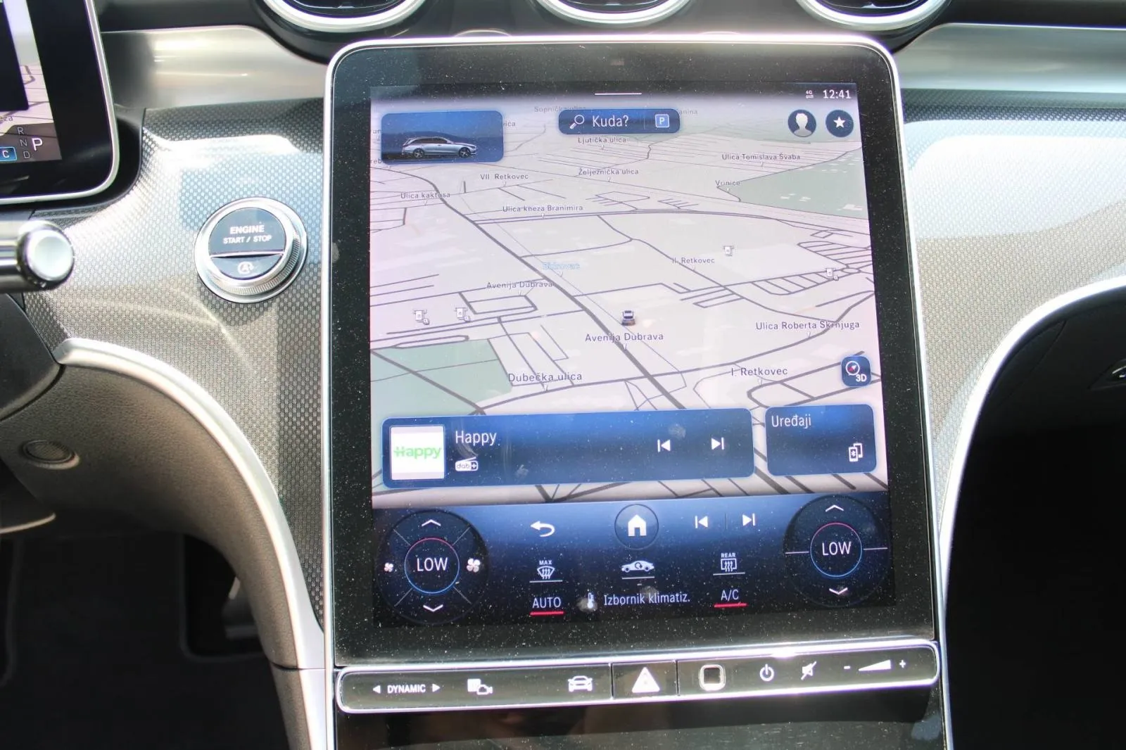 mercedes-benz klasa c t-model 220d automatik amg *led, navigacija, kam - slika 11