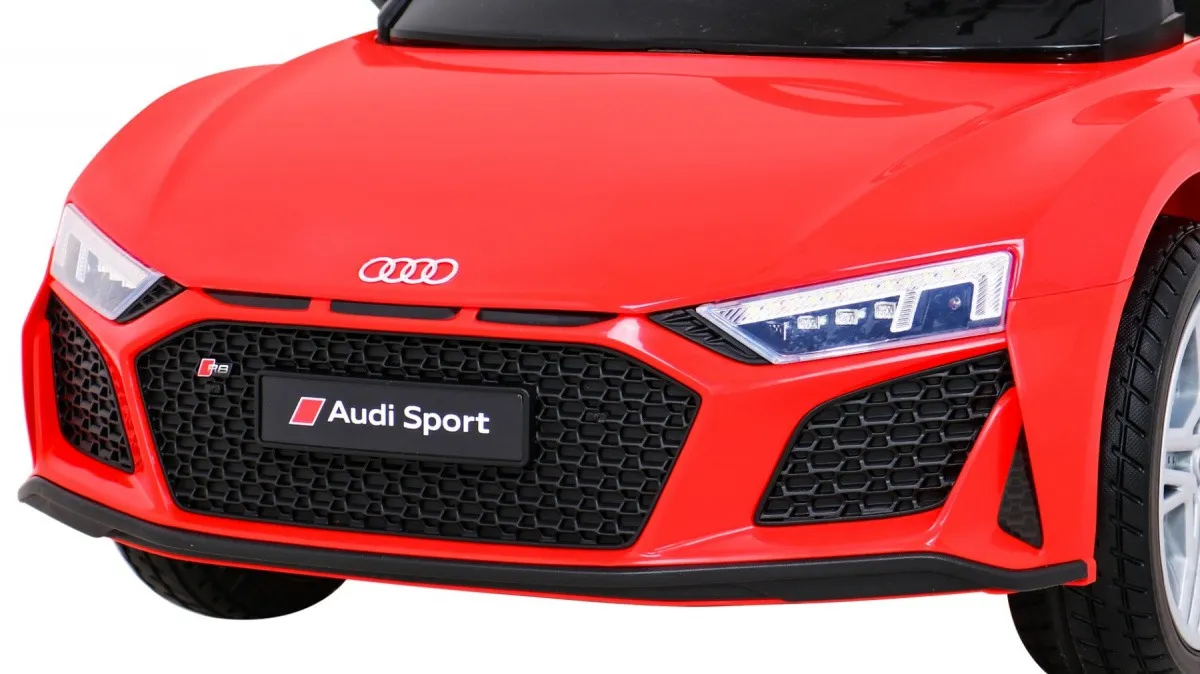 licencirani auto na akumulator audi r8 lift - crveni - slika 4
