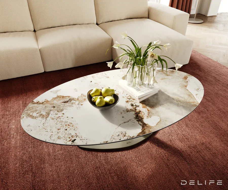 klub stolić edge 140x80cm, materijal: keramika minas melange - slika 4