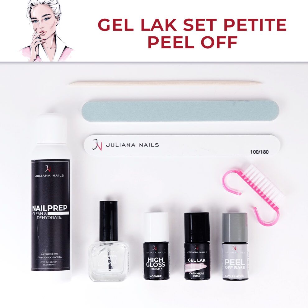 Gel lak set – Petite – Peel Off - Zagreb