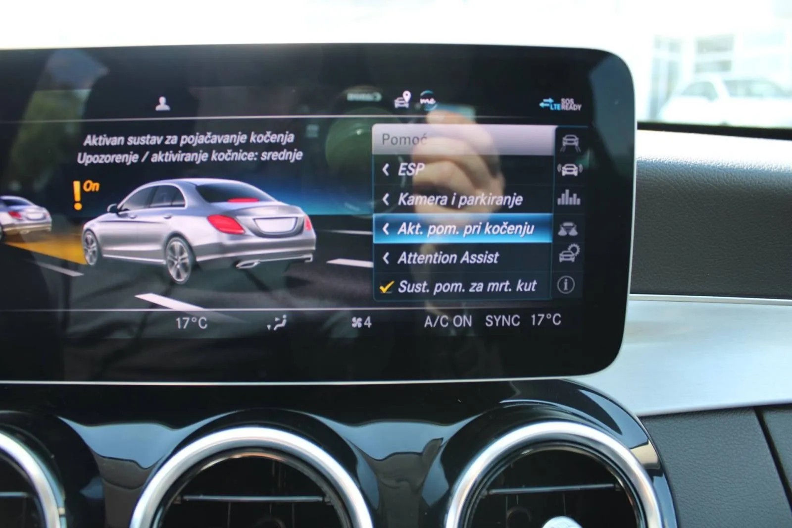 mercedes-benz klasa c 180d *led, navigacija, kamera* - slika 20