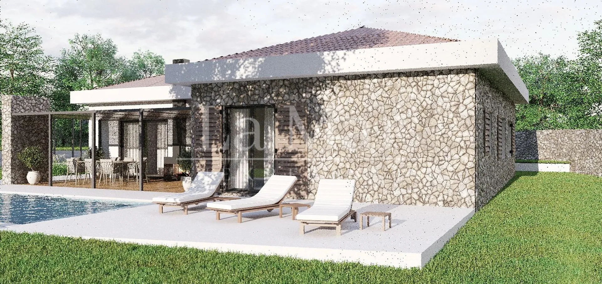 novo - vila s bazenom kod novalje - 146 m2 - slika 8