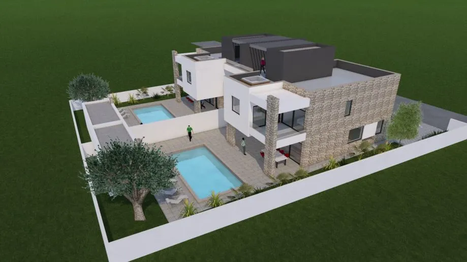 vrsi, zukve, kuća s bazenom (319m2), 300 metara do mora, novogradnja! - slika 8