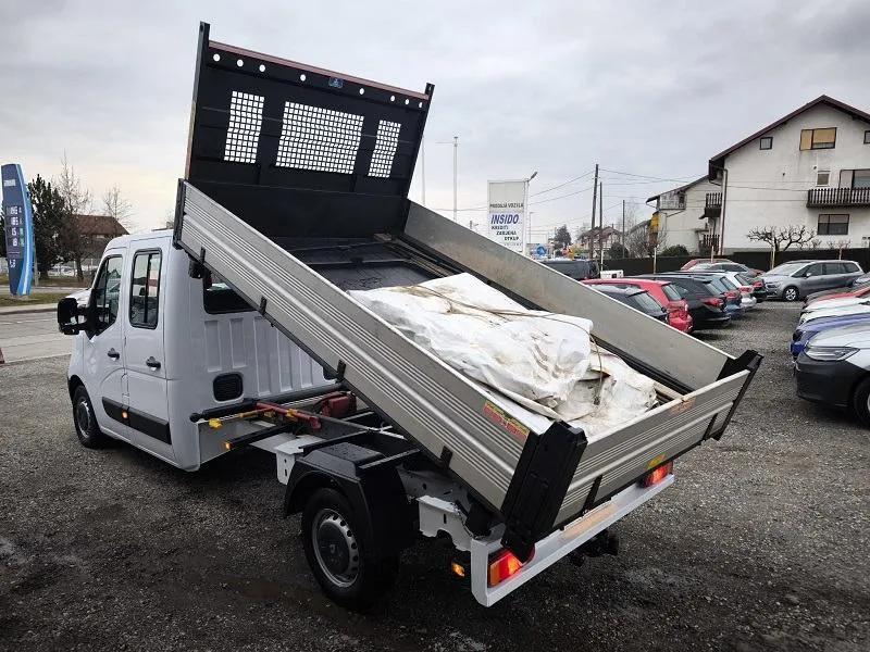 renault master 2.3 dci*130ks*trostrani kiper*dupla kabina*klima* - slika 8