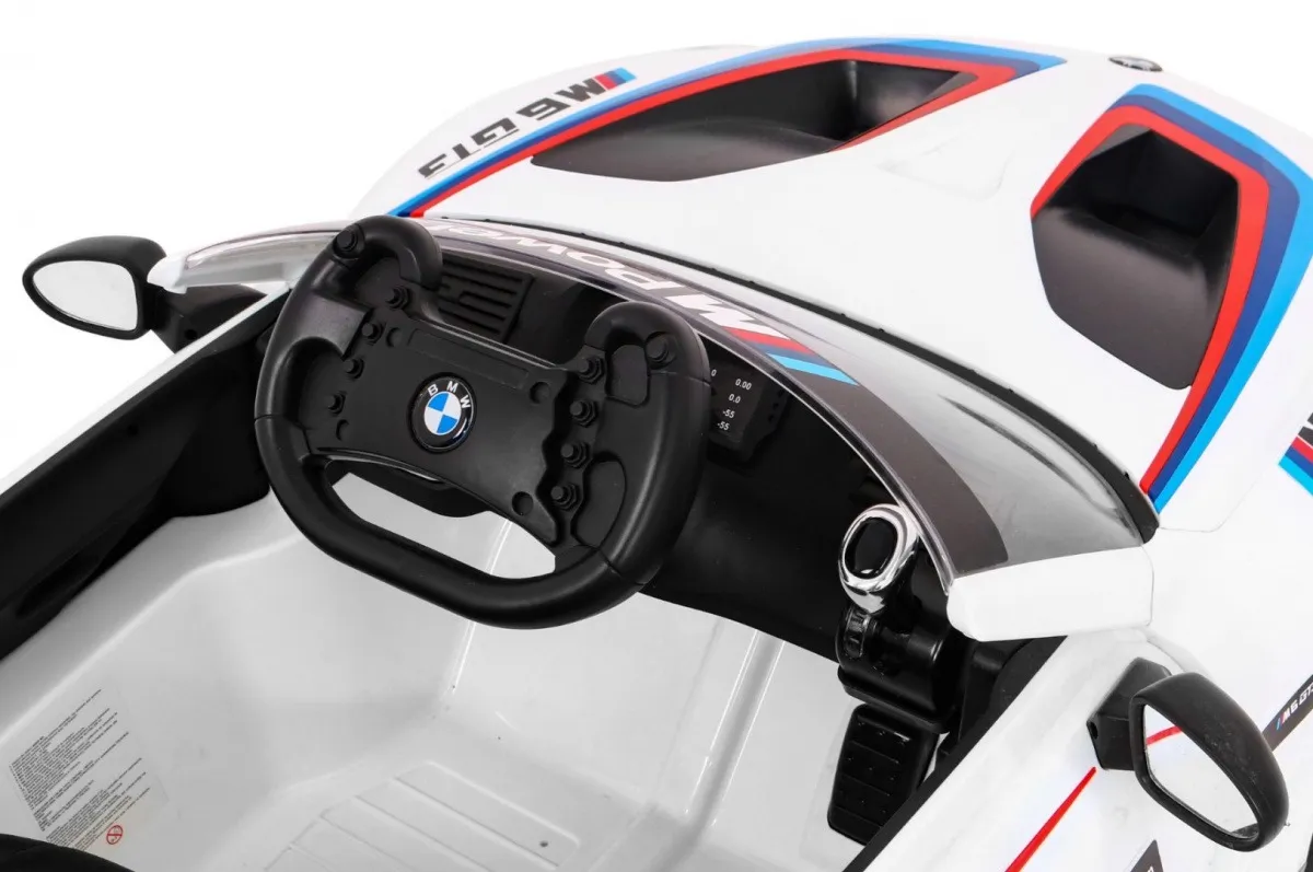 licencirani auto na akumulator bmw x6m - bijeli - slika 5