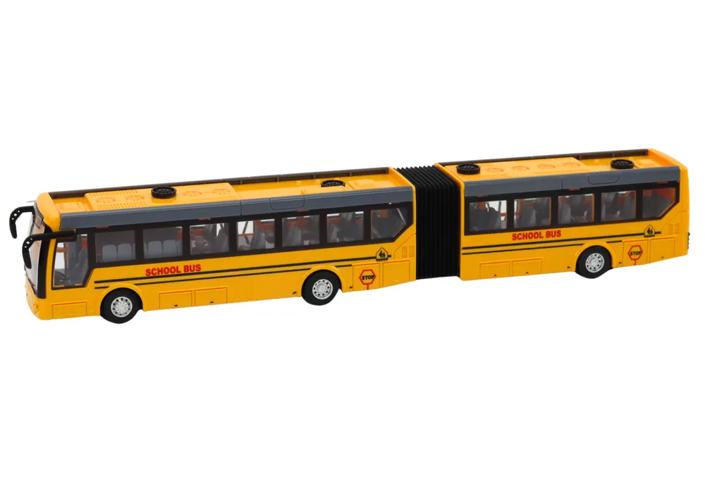 remote control articulated rc school bus 1:32 yellow - slika 2