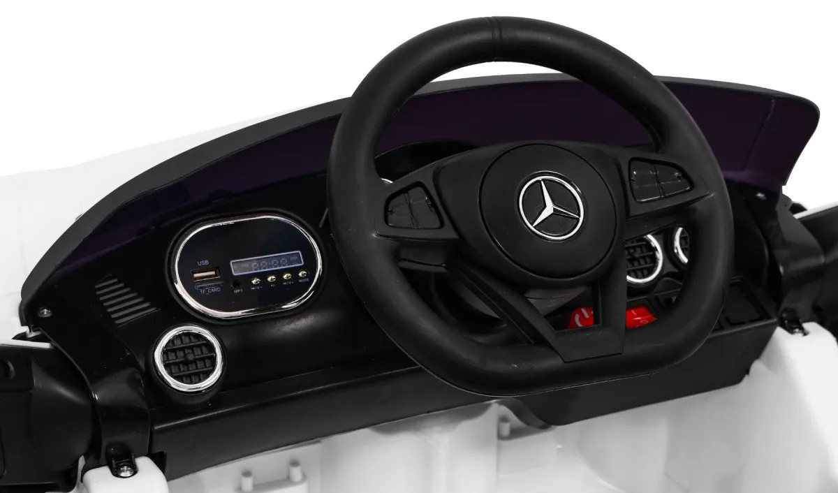 licencirani auto na akumultor mercedes benz gt - bijeli - slika 6